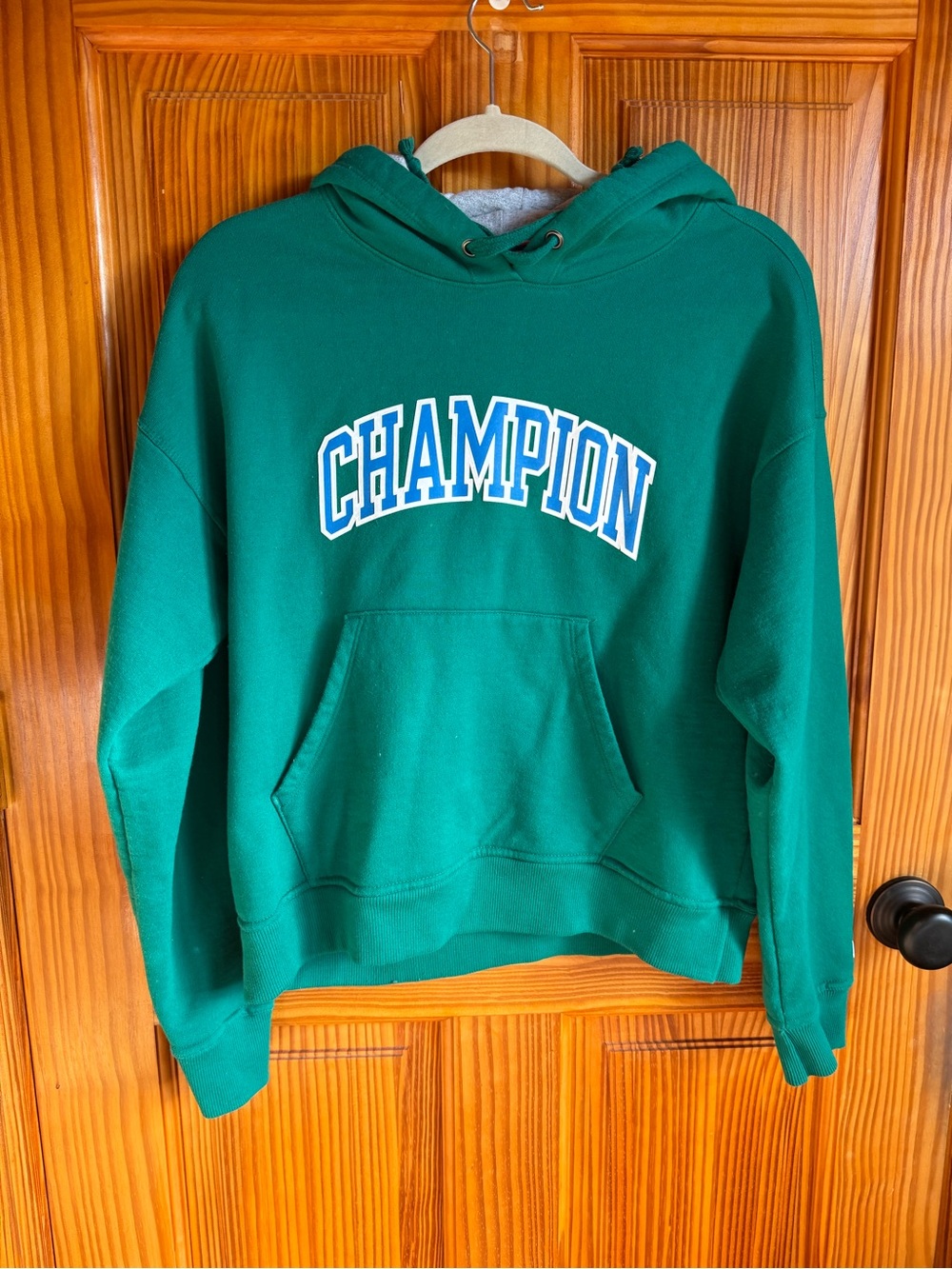 Champion Women’s Green Hooded Sweatshirt